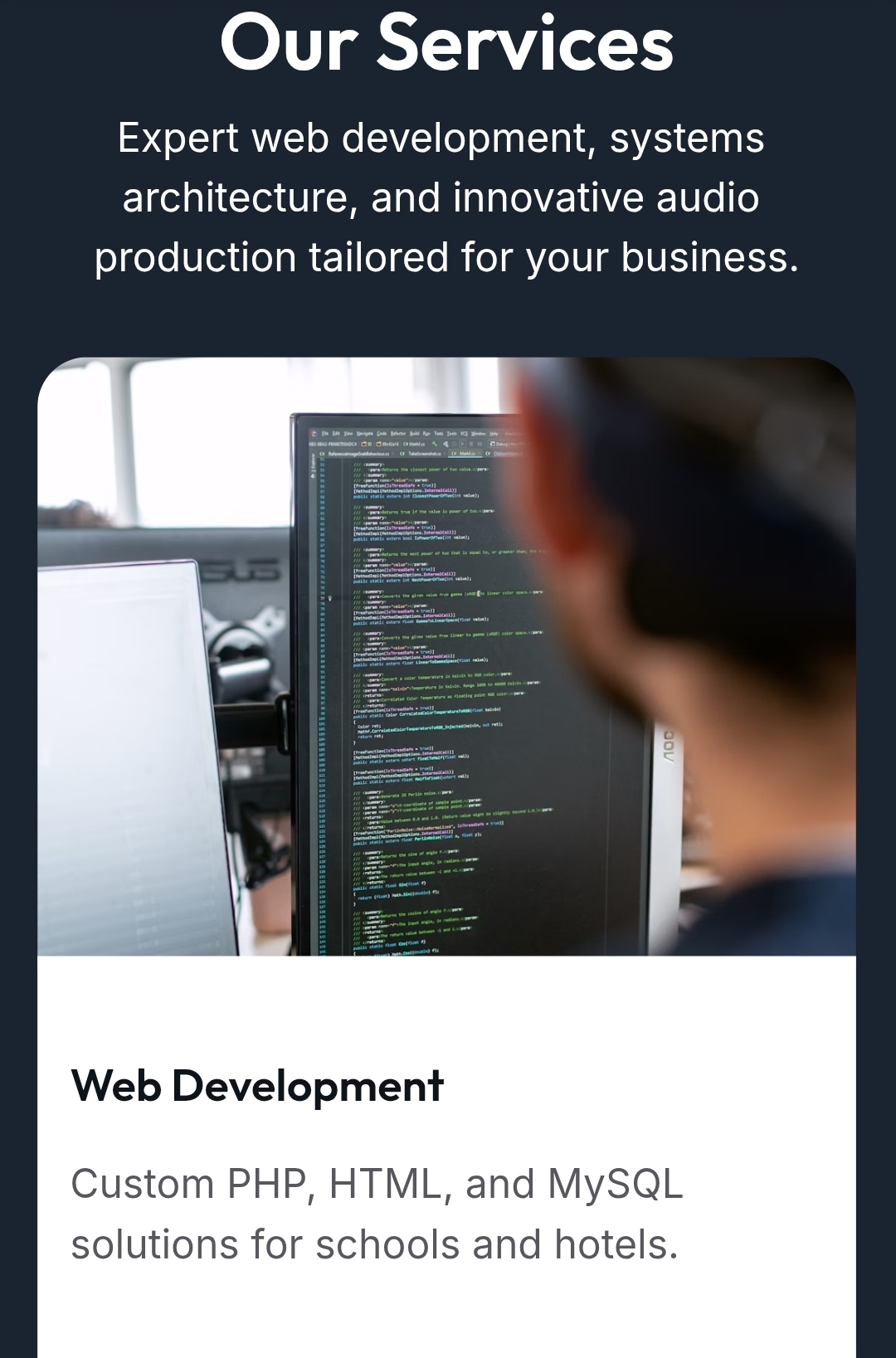 Web development